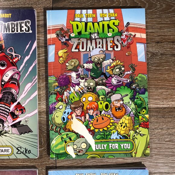Plants vs Zombies Graphic Novel Lot Dark Horse Paul Tobin Softcover Comic Book 4 - Picture 3 of 6